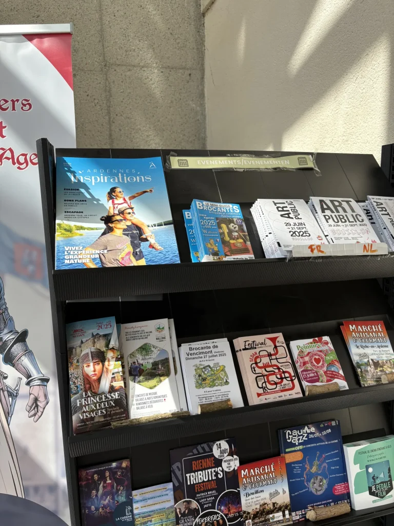 Tournée de diffusion de brochures 2025 de l'ADT des Ardennes en Belgique