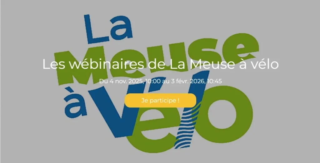 Webinaires gratuits proposés par le comité d'itinéraire La Meuse à Vélo aux prestataires touristiques le long du parcours