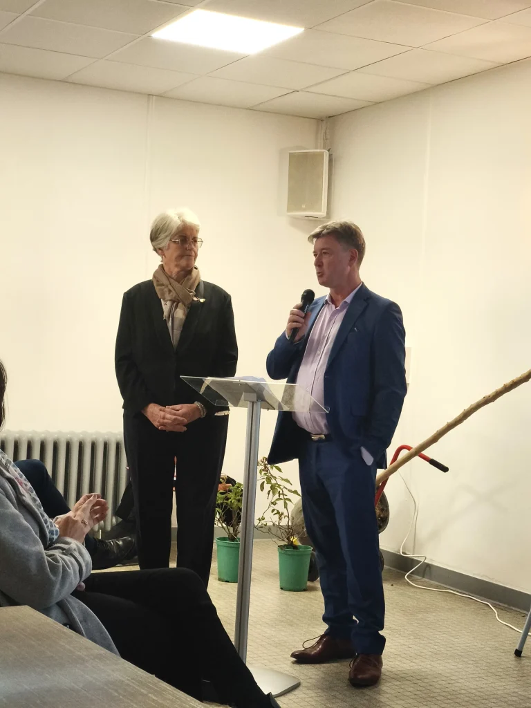 Cérémonie 2025 de remise des prix départementaux VVF à Coucy dans les Ardennes - Madame Arnould et David Potier