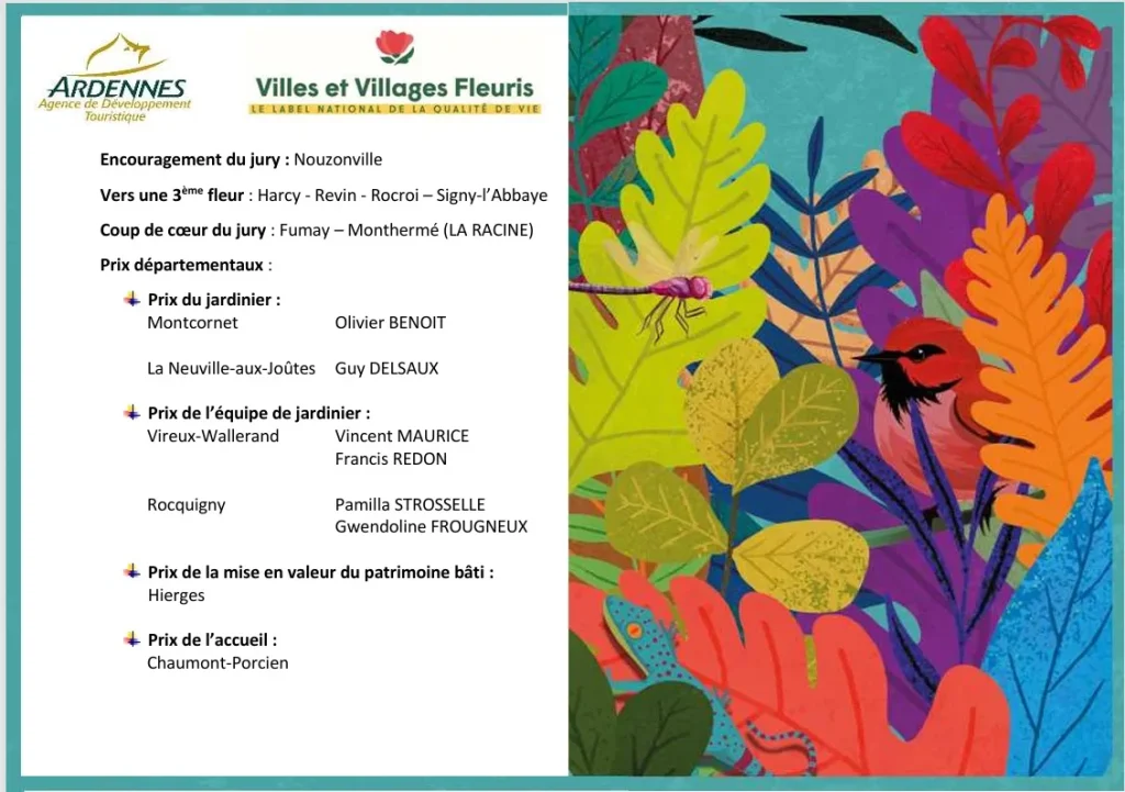 Cérémonie 2025 de remise des prix départementaux VVF à Coucy dans les Ardennes - Palmarès