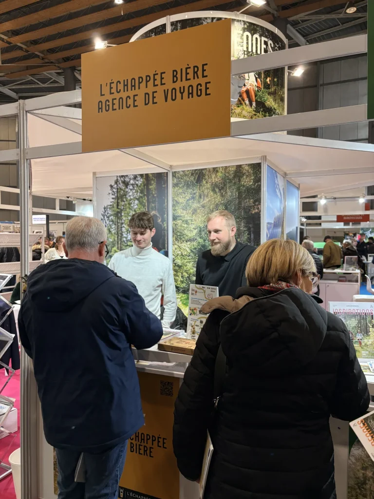 Echappée Bière à Tourissima Lille 2026 sur le stand des Ardennes