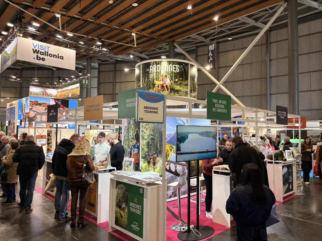 Vue d'ensemble du stand Ardennes au salon Tourissima 2026 à Lille