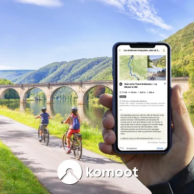 Les Ardennes s’affichent sur Komoot en 2024