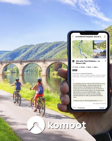 Les Ardennes s’affichent sur Komoot en 2024