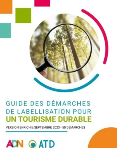 page de couverture du Guide des démarches de labellisation pour un tourisme durable 2025