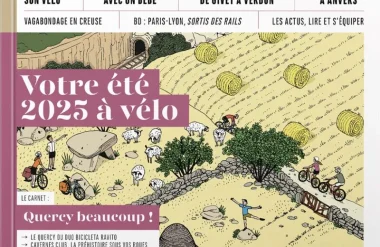 Magazine Traverse, trimestriel sur le cyclotourisme. Couverture été 2025 avec La Meuse à Vélo, suite à un accueil presse