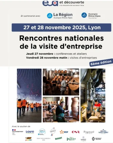 Rencontres nationales 2025 de la visite d'entreprise
