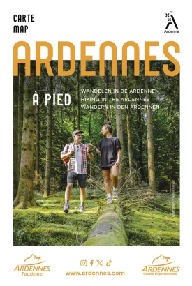Carte À pied dans les Ardennes 2026