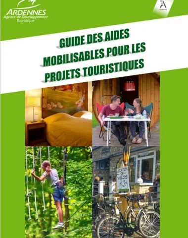 Couverture guide des aides mobilisables tourisme Ardennes