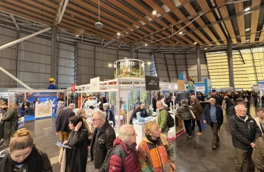 vue d'ensemble du stand Ardennes au salon tourissima 2026 à Lille