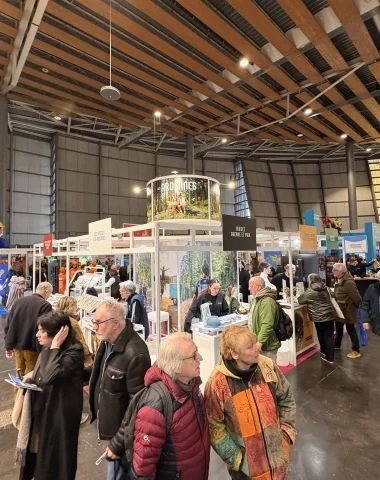 vue d'ensemble du stand Ardennes au salon tourissima 2026 à Lille