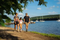 Lac des Vieilles Forges à Les Mazures dans les Ardennes