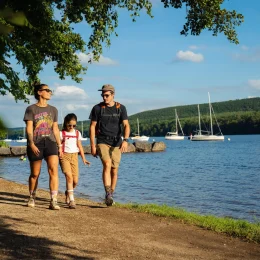 Lac des Vieilles Forges à Les Mazures dans les Ardennes