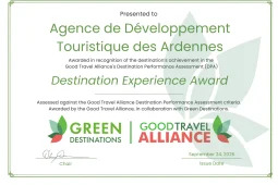 Les Ardennes récompensées pour leurs engagements en faveur d’un tourisme plus responsable